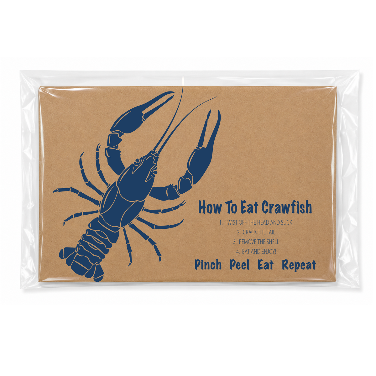 How To Eat Crawfish | 25 Placemats