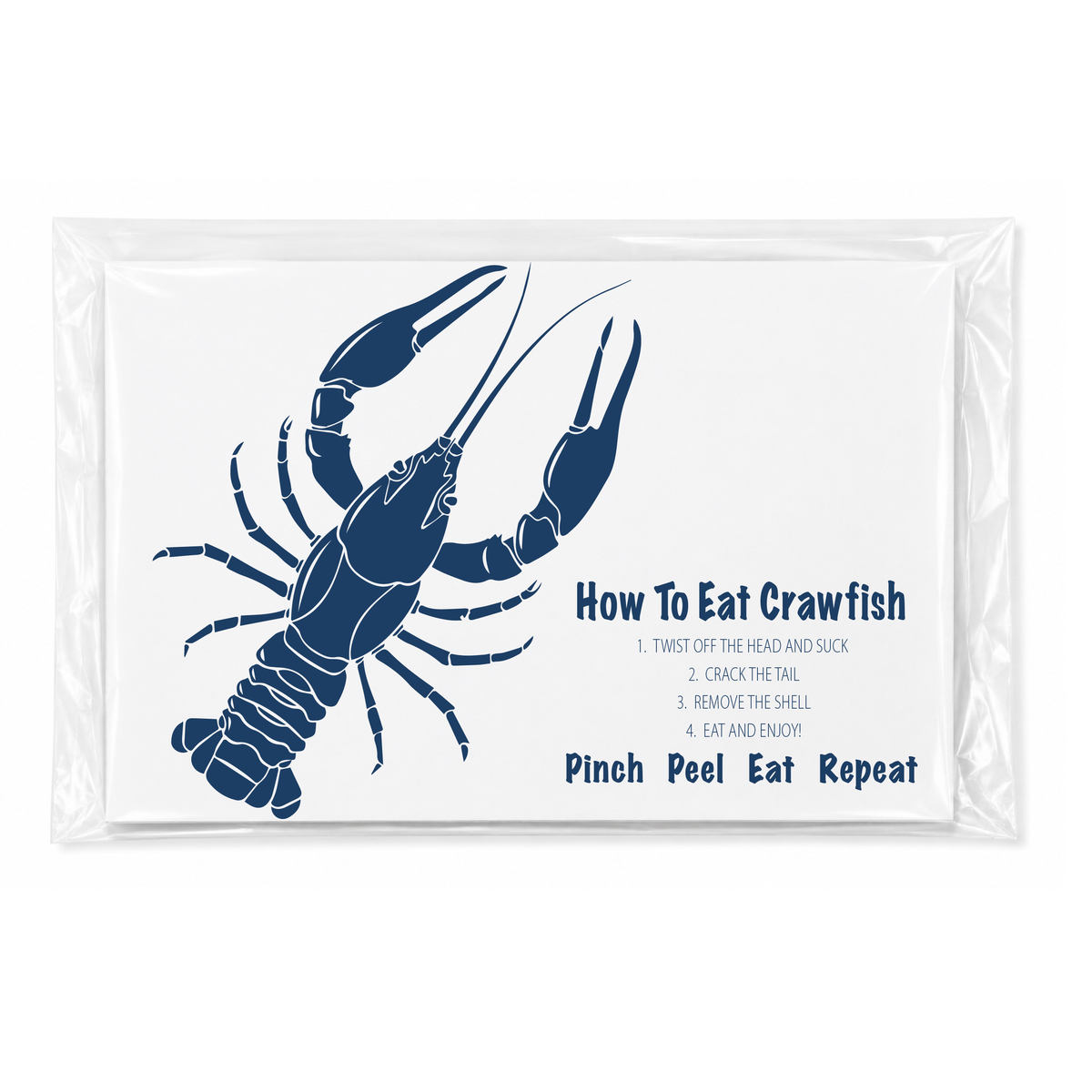 How To Eat Crawfish | 25 Placemats