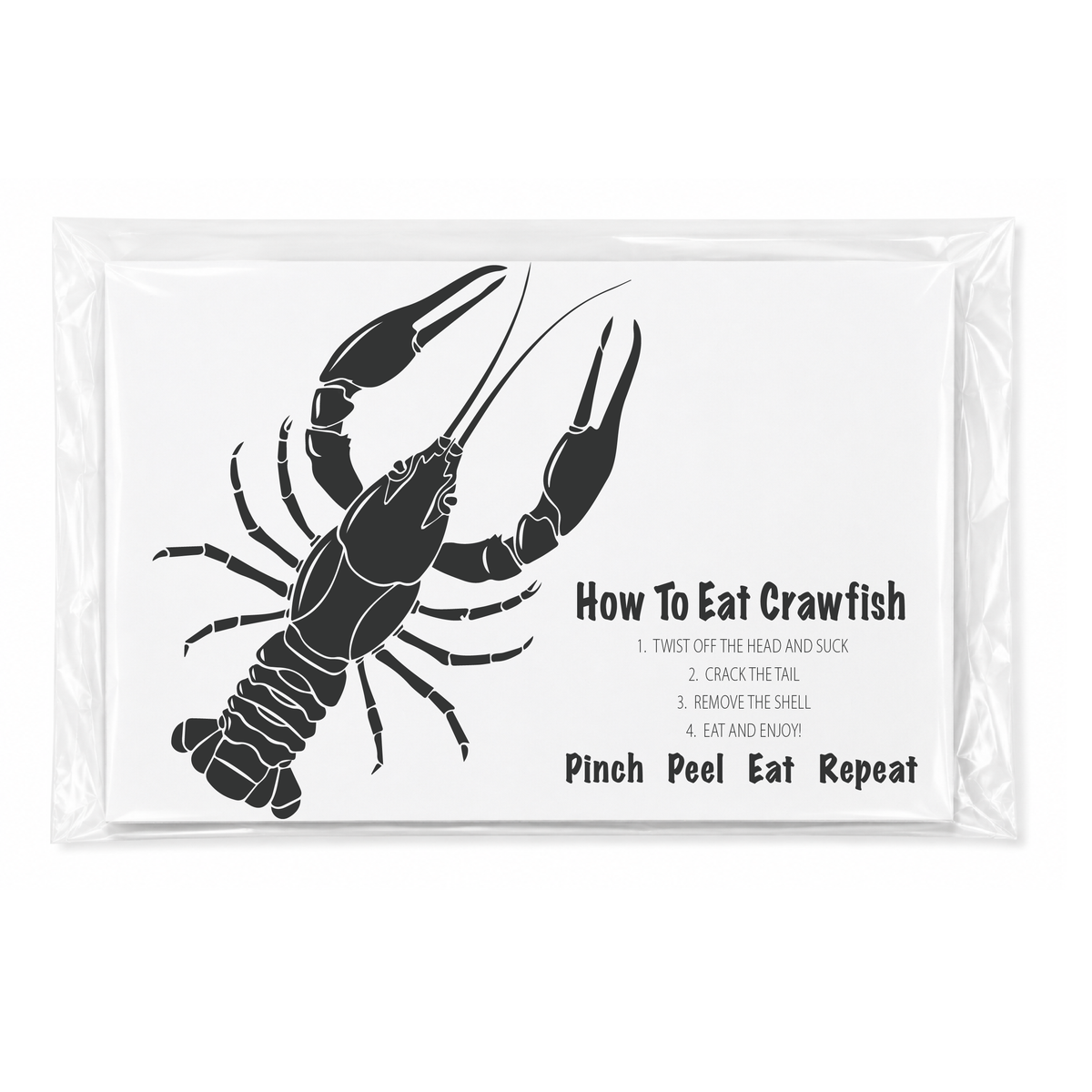 How To Eat Crawfish | 25 Placemats