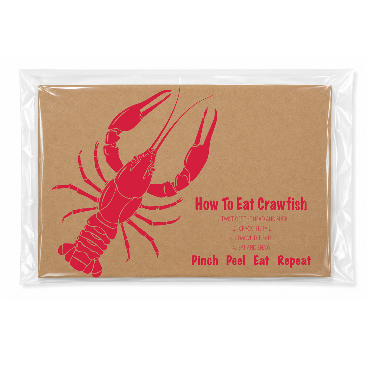 How To Eat Crawfish | 25 Placemats