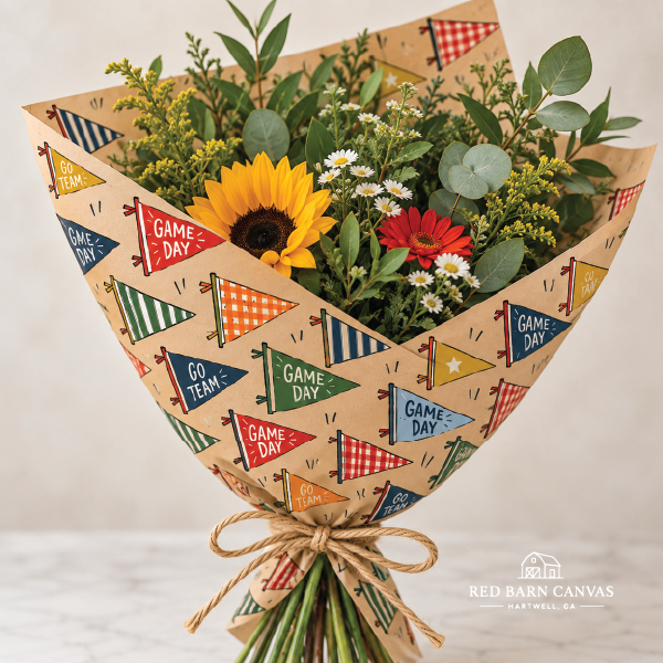 Game Day  | 25 Flower Bar Bouquet Wraps
