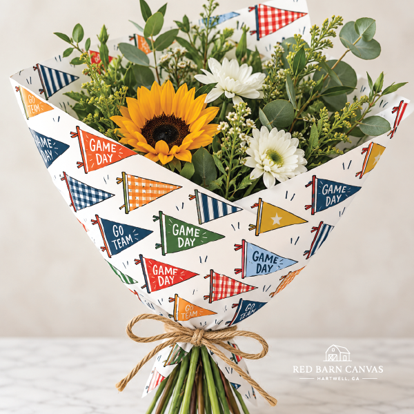Game Day  | 25 Flower Bar Bouquet Wraps