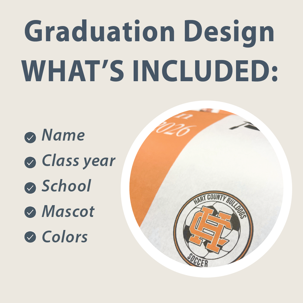 Personalized Graduation Table Runner