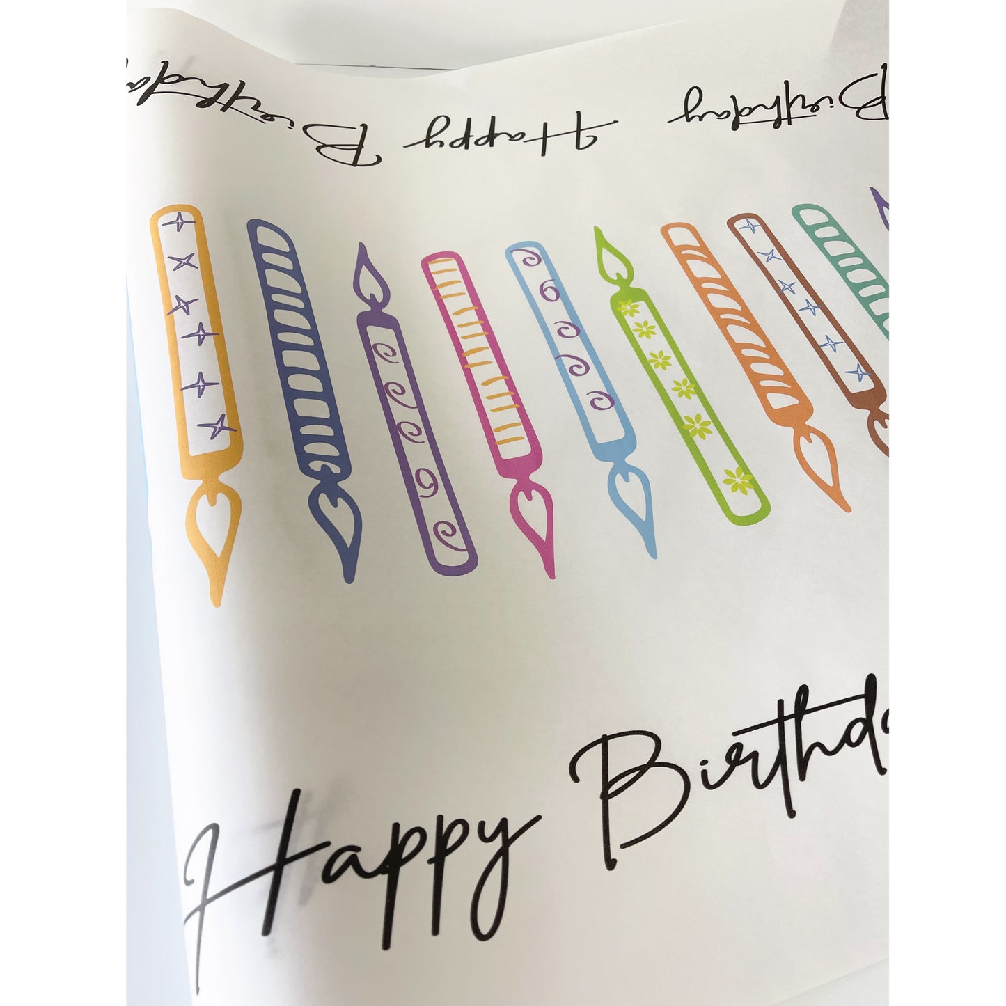 Happy Birthday Table Runner