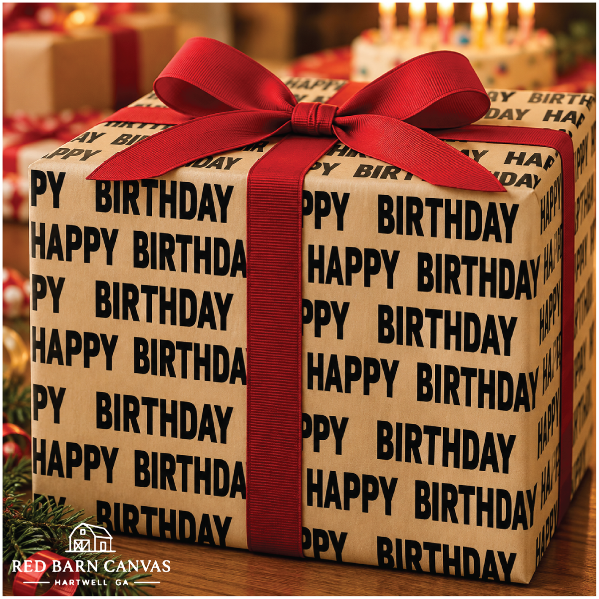 Happy Birthday Wrapping Paper