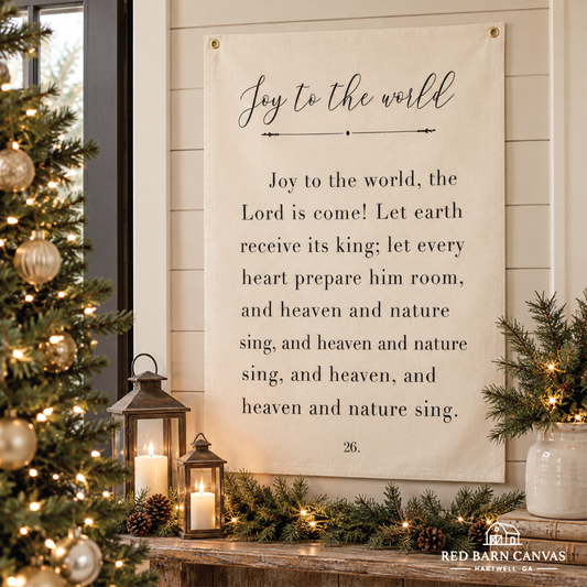 Joy To The World Christmas Wall Art