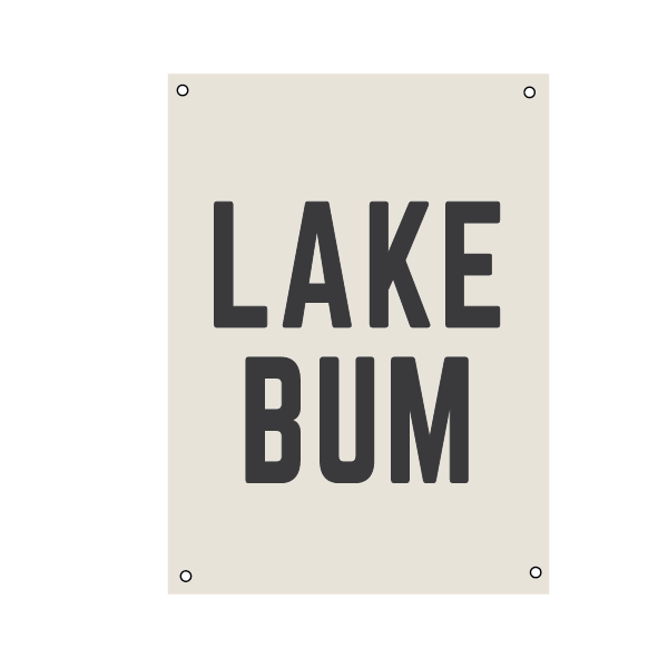 Lake Bum | Natural Canvas Print