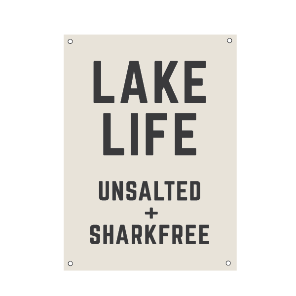 Lake Life | Natural Canvas Print