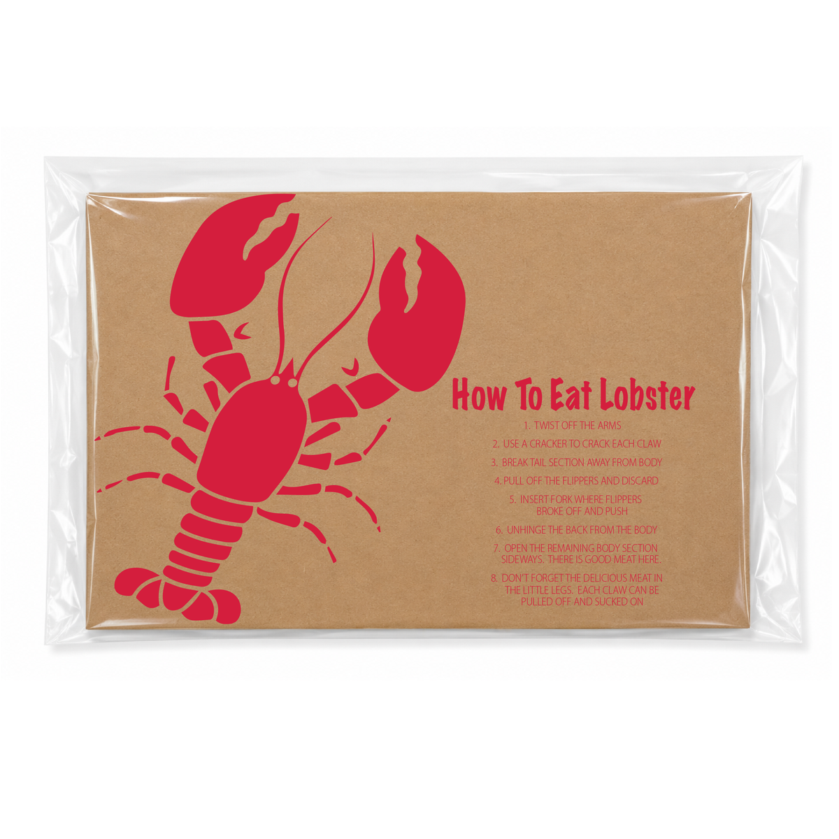 How To Eat Lobster | 25 Placemats