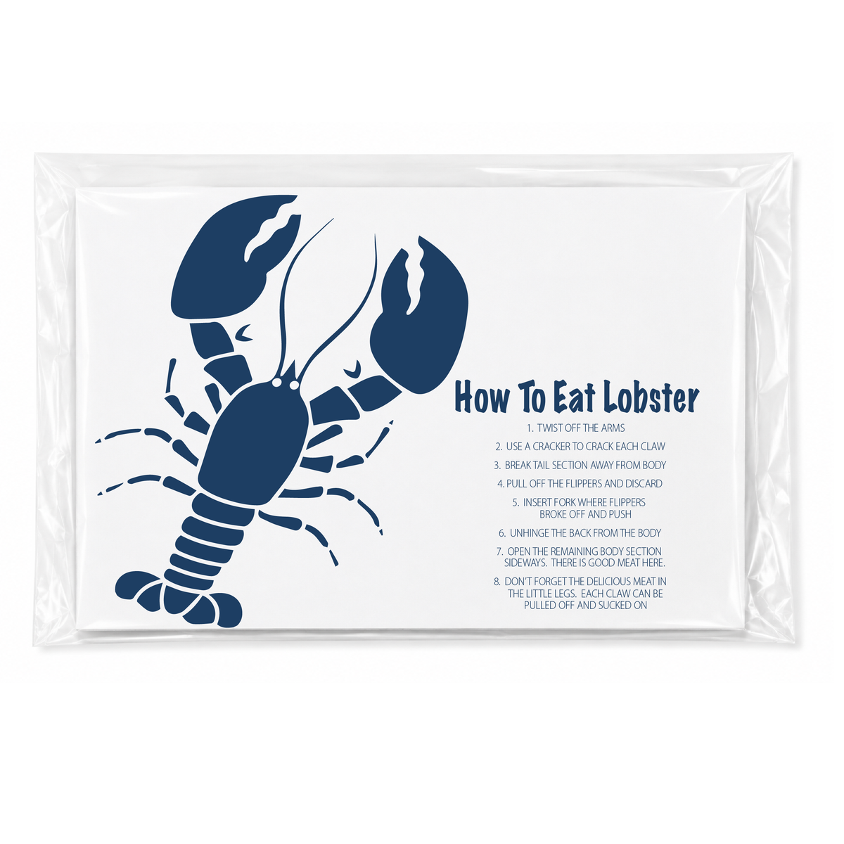 How To Eat Lobster | 25 Placemats