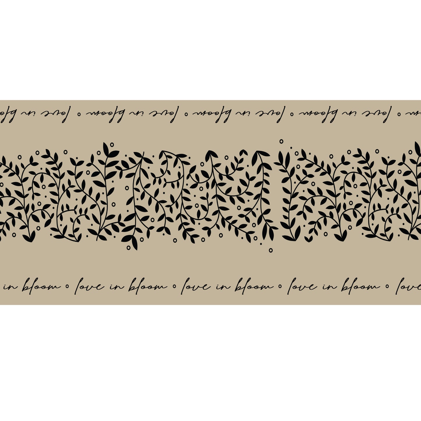Love Is In Bloom Table Runner