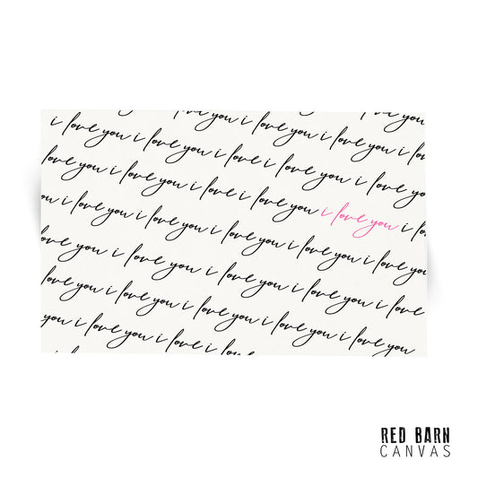 i love you | Placemats