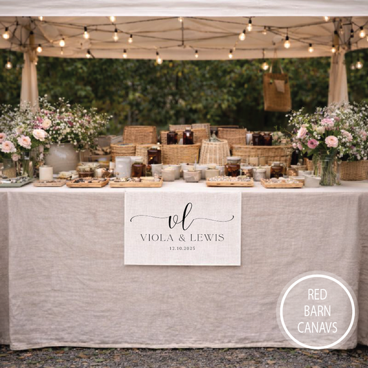 Custom Canvas Table Runners