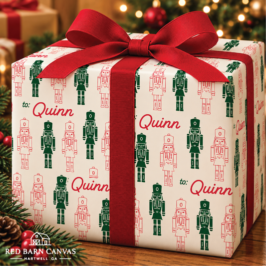 Personalized Christmas Paper | Nutcracker