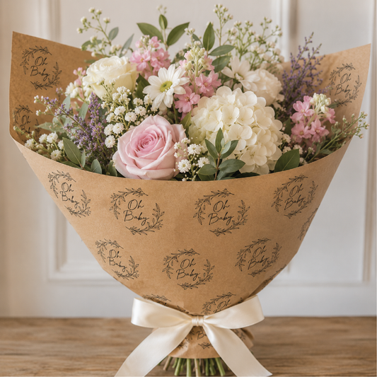 Oh Baby | 25 Flower Bar Bouquet Wraps
