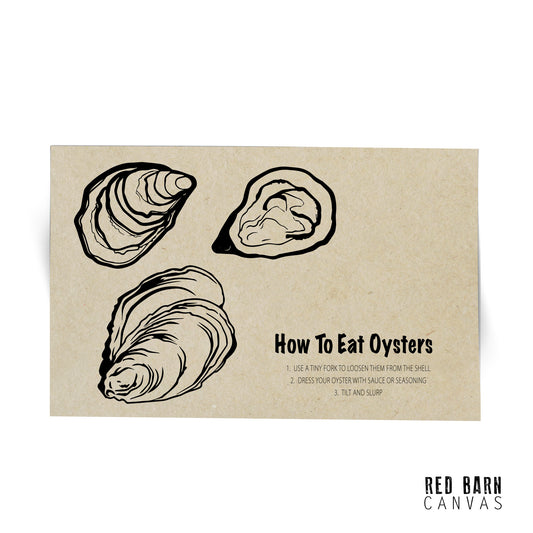 How To Eat | Seafood Themed Placemats