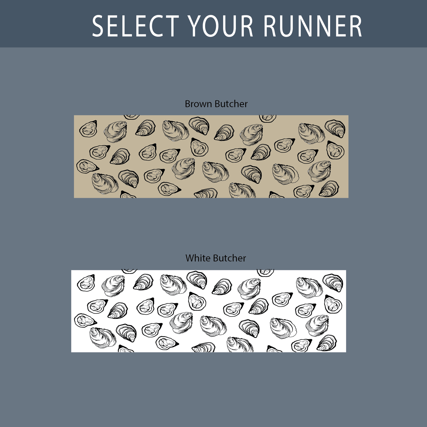 Oysters Table Runner