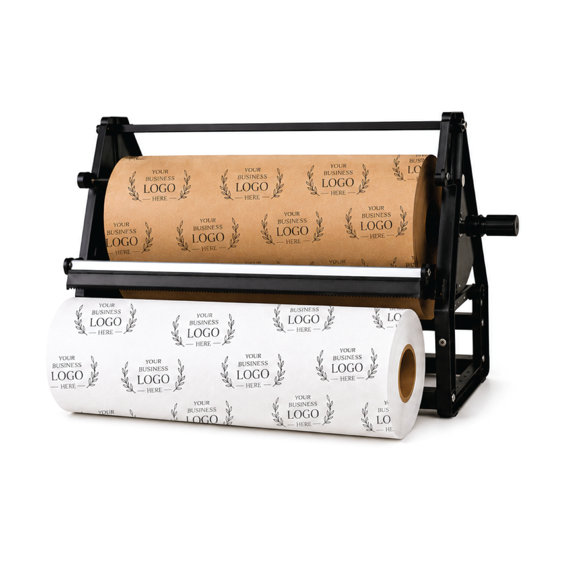 Custom Logo Kraft Paper Rolls – Perfect for Boutiques &amp; Retail Stores