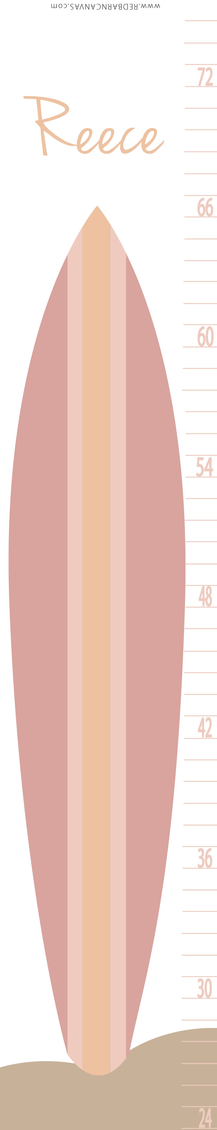 Surf Board Growth Chart