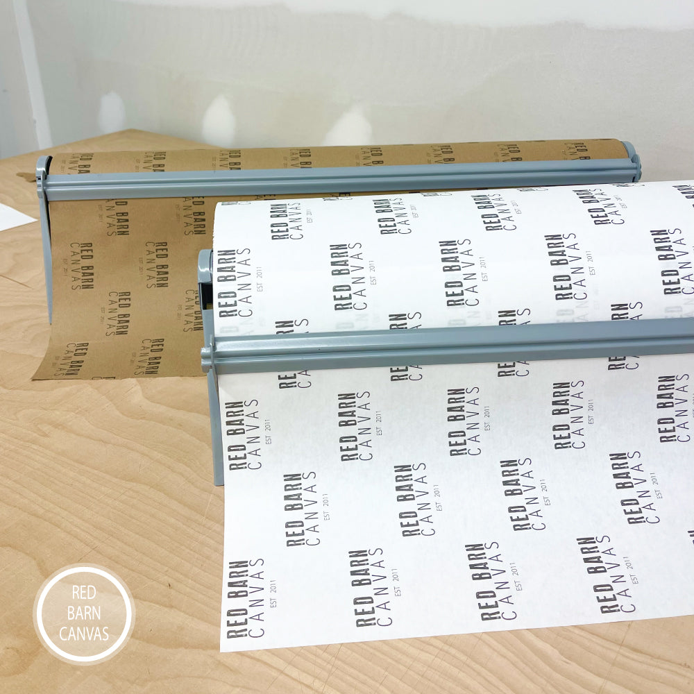 Custom Logo Kraft Paper Rolls – Perfect for Boutiques &amp; Retail Stores