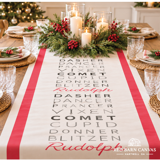 Rudolph and Friends| Table Runner