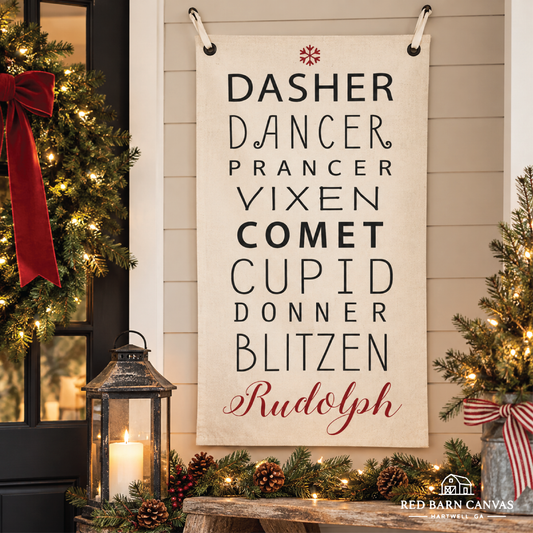 Rudolph and Friends Christmas Wall Art