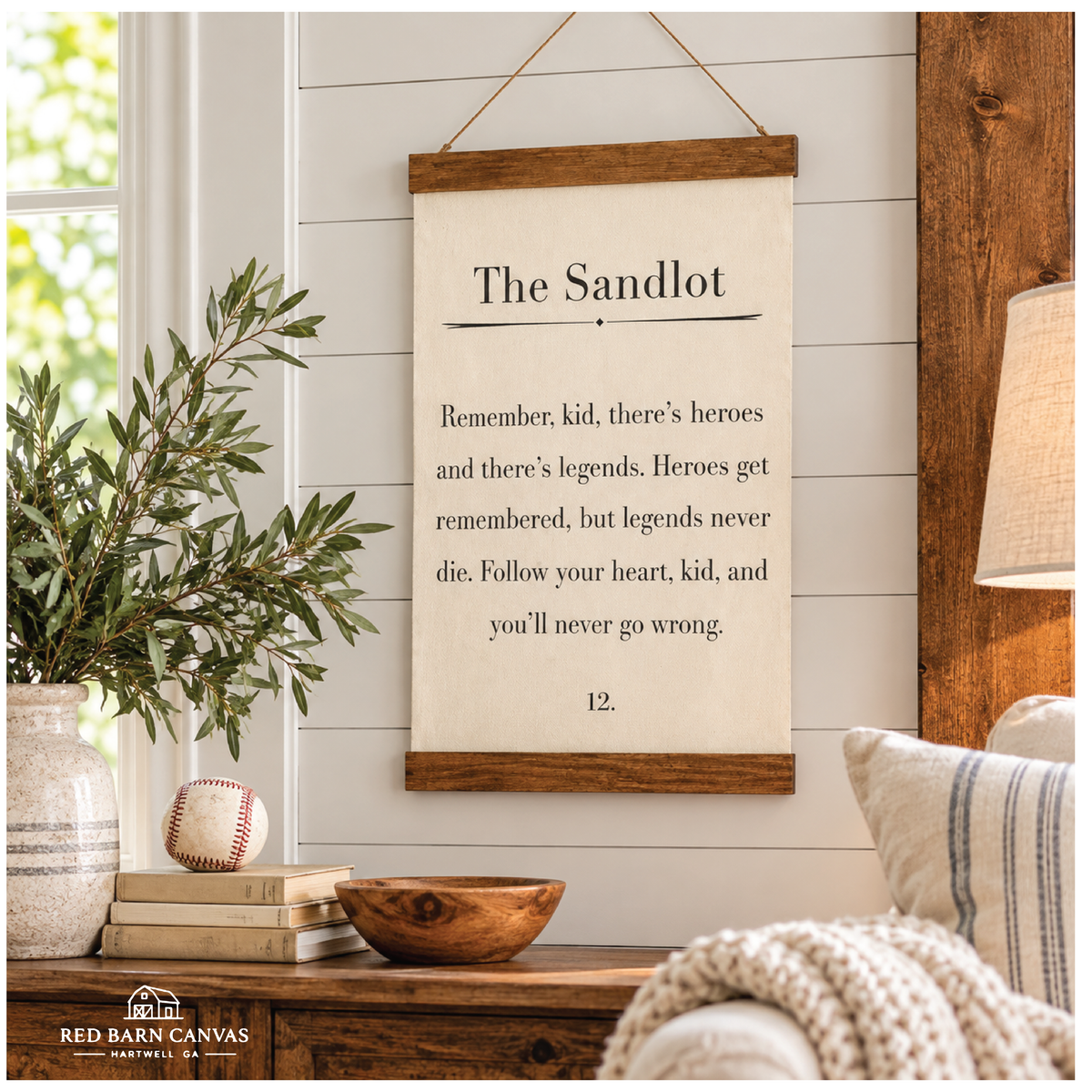 Sandlot Canvas Banner