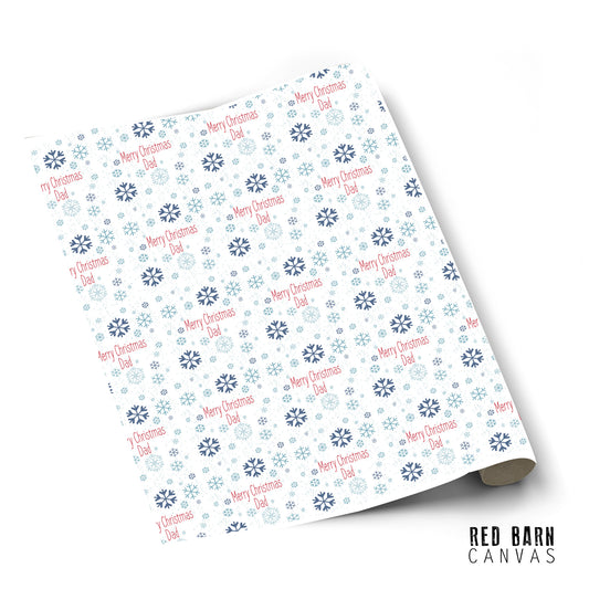 Personalized Holiday Paper | snow