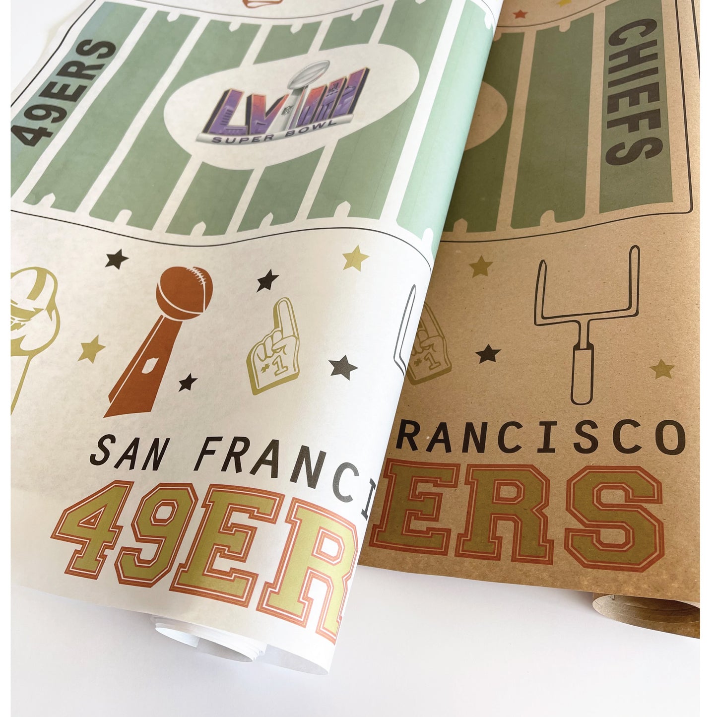 Superbowl Party Table Runners