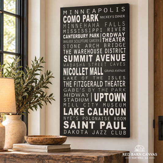 Personalized Travel Memories Canvas | Stretched Canvas Wall Art