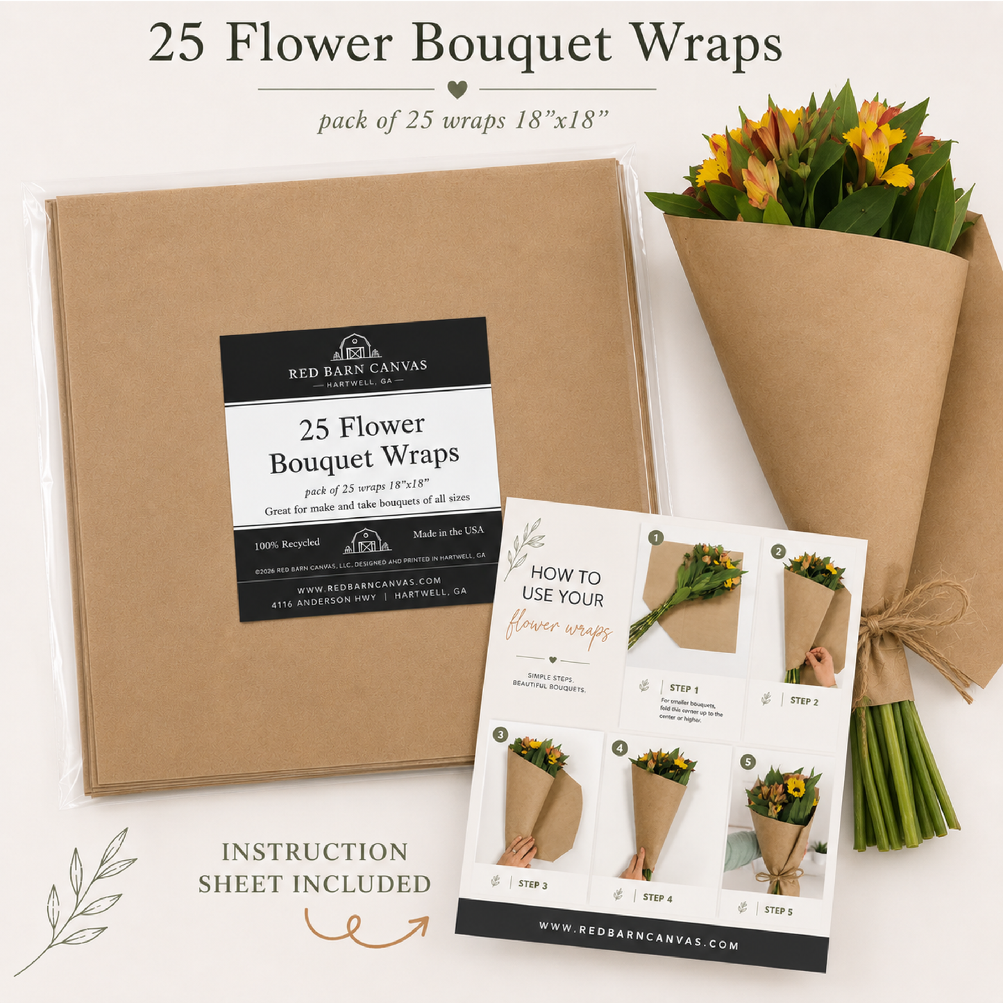 She’s Off The Market | 25 Flower Bouquet Wraps