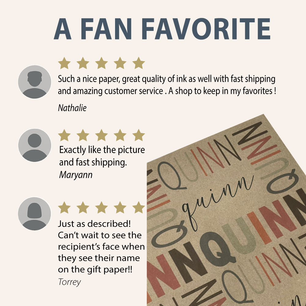 Your Logo Small Roll | Custom Gift Wrap