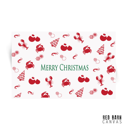 Christmas Seafood Boil | Placemats